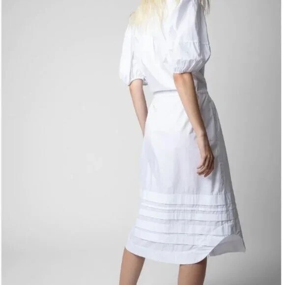 Zadig & Voltaire NWT Ryana‎ Pop Judo Shirt Dress in Size Small MSRP $498.00 - Picture 2 of 11